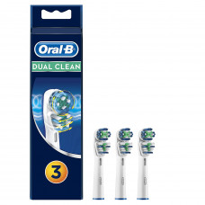 Oral-B Dual Clean EB417 Brush Heads X 3